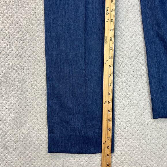 Carlisle Collection Womens Pants Christy Linen Blend Straight Leg Sz 4 New - Picture 6 of 14